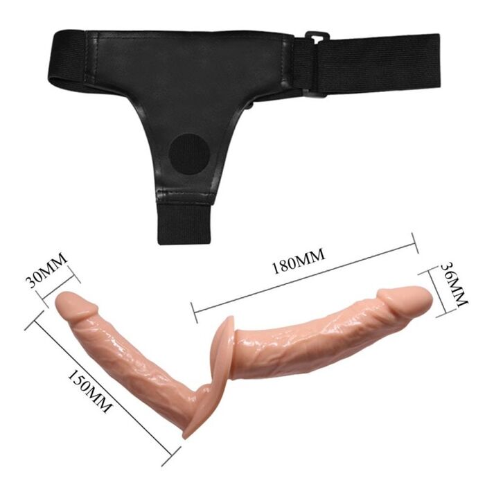 Strapon Dublu Femei Ultra Passionate Harness - detaliu design
