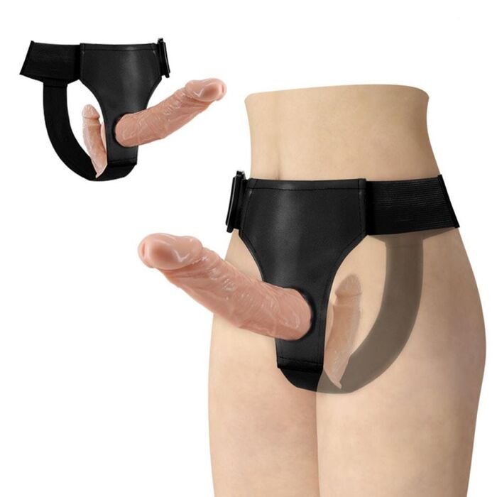 Strapon Dublu Femei Ultra Passionate Harness - detaliu finisaj