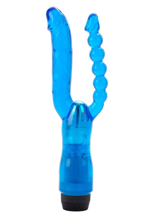 Vibrator Calexotics »Dual Penetrator« 13 cm - Albastru
