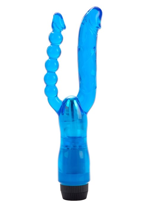 Vibrator Calexotics »Dual Penetrator« 13 cm - Albastru