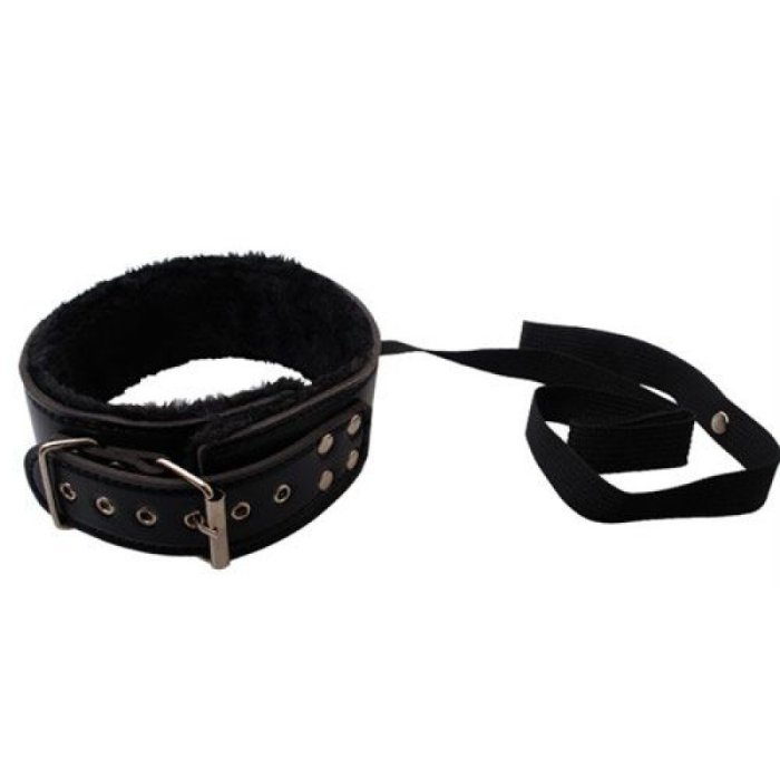 Set Bondage Erotica Fetish Art, Piele Neagra cu plus, 12 piese - culoare si material