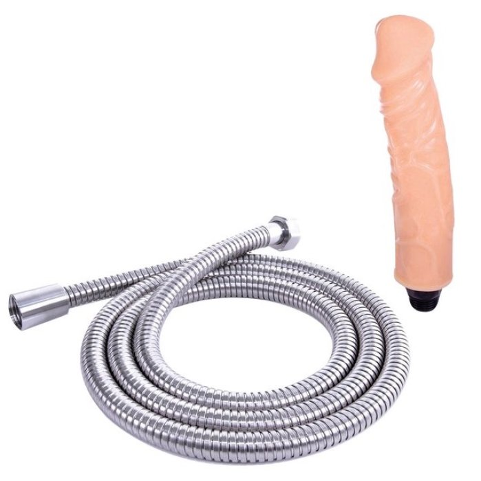 Irigator Excellent Power "Hydro Big Splash Penis" 18 cm - Natural##