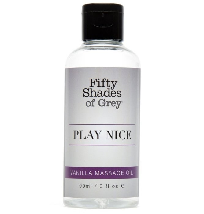 Ulei Masaj Fifty Shades Of Grey "Play Nice Vanilla" 90ml - detaliu design