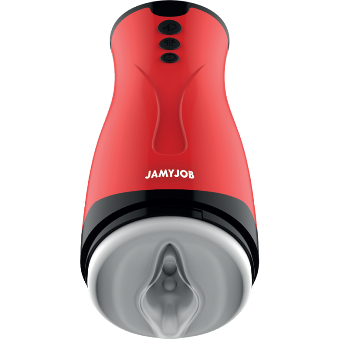 Masina de Muls Masturbator JamyJob "Dameron" Rosu - detaliu finisaj
