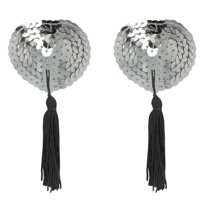 Ornamente Sfarcuri Coquette  "Nipple Covers" - Argintiu