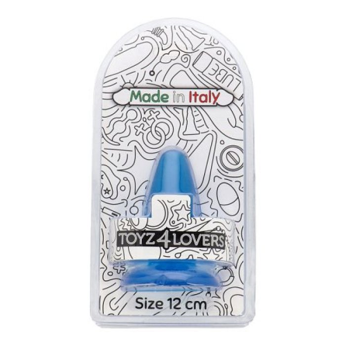 Butt Plug Toyz4Lovers "Milo Transparent" 12 cm - Albastru##