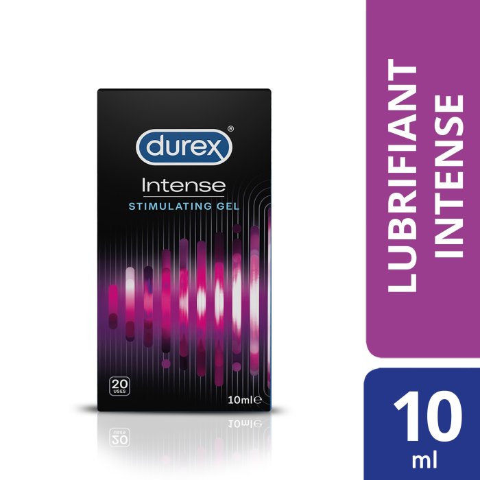 Lubrifiant Durex, Intense Orgasmic Gel Stimulator, 10 ml - accesorii incluse
