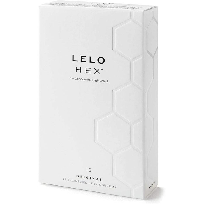 Prezervative LELO HEX Original,  12 Buc - accesorii incluse