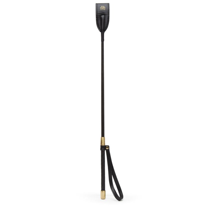 Cravasa Deluxe Fifty Shades of Grey 57 cm - Negru