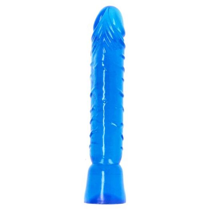 Dildo Transparent Toyz4Lovers "Gigant" 26,5 cm - Albastru##