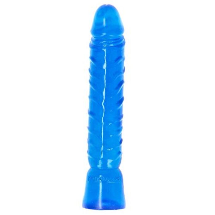 Dildo Transparent Toyz4Lovers "Gigant" 26,5 cm - Albastru##