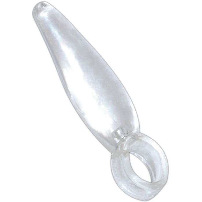 Butt Anal Transparent Best Seller "Finger Plug" 7,2 cm - dimensiuni complete