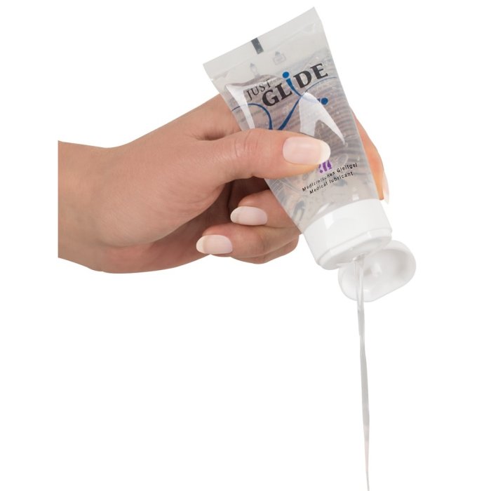 Lubrifiant Vegan Just Glide "Toys" 50 ml - culoare si material