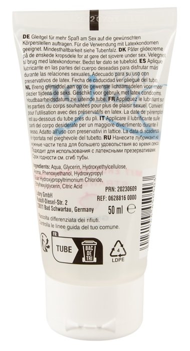 Lubrifiant Just Glide Capsuni 50 ml - culoare si material