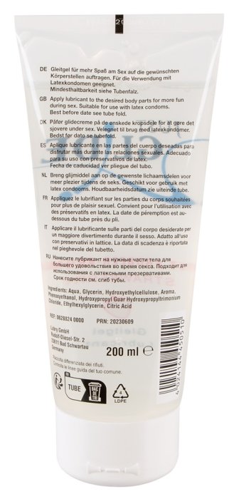 Lubrifiant Just Glide Capsuni 200 ml - culoare si material
