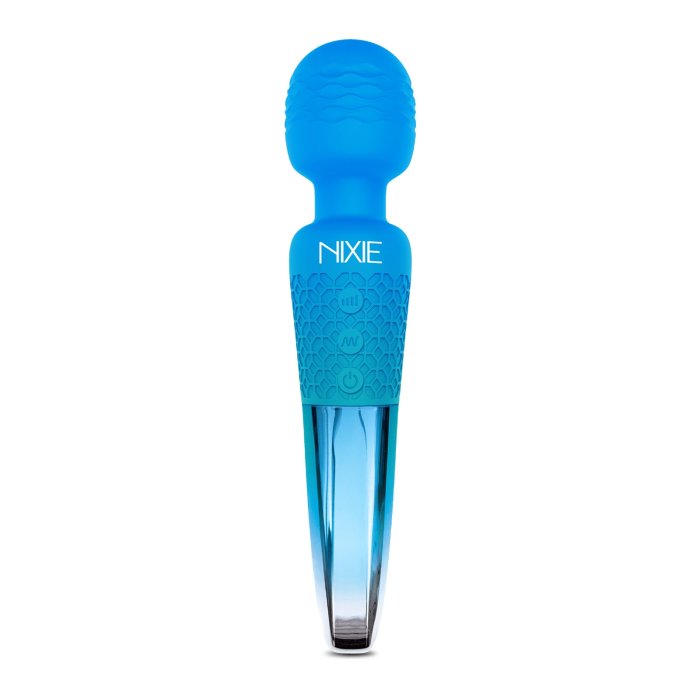 Aparat Masaj Nixie »Wand Ombre Metallic« 20 cm - Albastru##