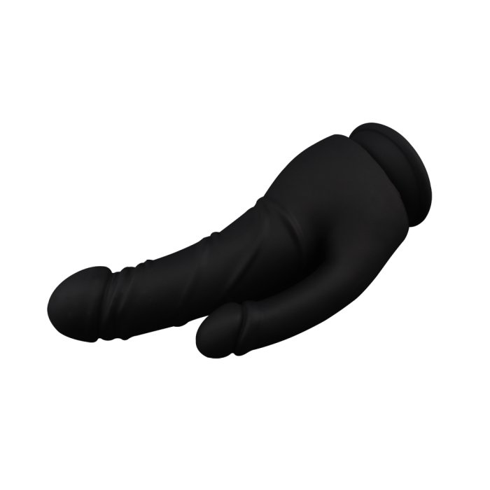 Dildo Chisa Novelties "The Stripper Black" 21,5 cm - Negru##