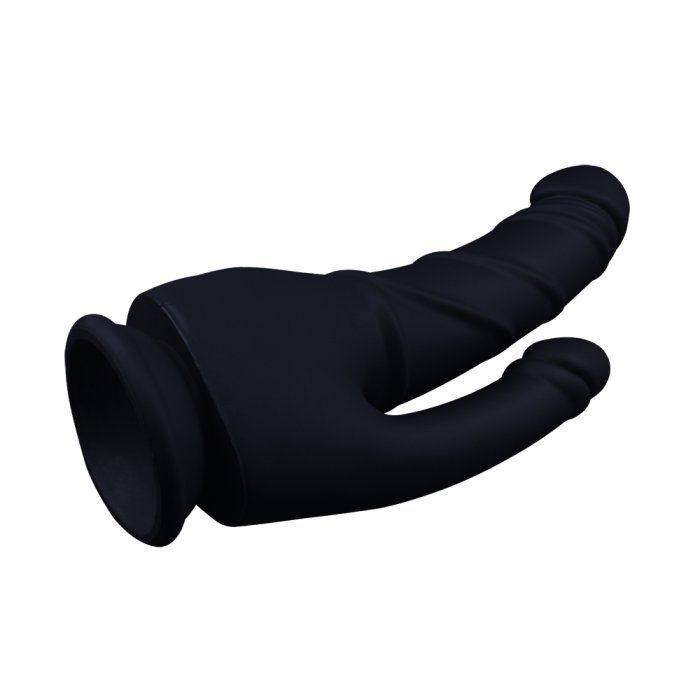 Dildo Chisa Novelties "The Stripper Black" 21,5 cm - Negru##