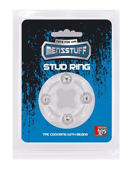 Inel Penis Bile Metalice, The Stud Ring - culoare si material
