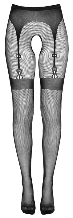 Dres Decupat intre Picioare Cottelli Collection - Negru