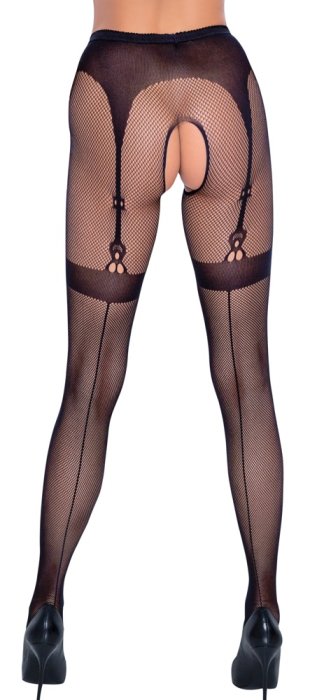 Dres Decupat intre Picioare Cottelli Collection - Negru