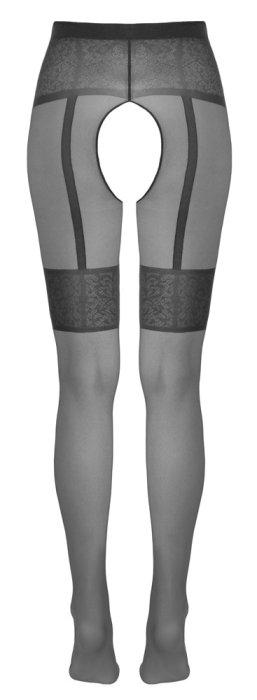 Dres cu Model Decupat intre Picioare Cottelli Collection - Negru - accesorii incluse