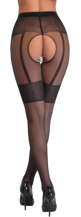 Dres cu Model Decupat intre Picioare Cottelli Collection - Negru - vedere laterala