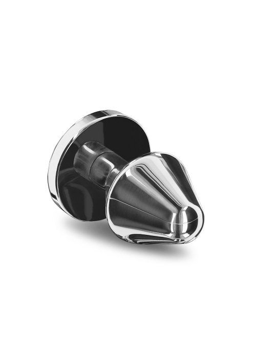 Butt Plug Playhouse "Massive Steel" 6,2 cm - Argintiu##
