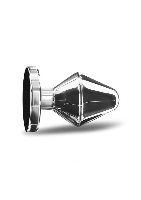 Butt Plug Playhouse "Massive Steel" 6,2 cm - Argintiu##