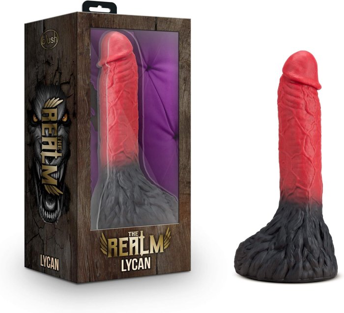 Dildo Blush "Realm Lycan" 37 cm - Rosu