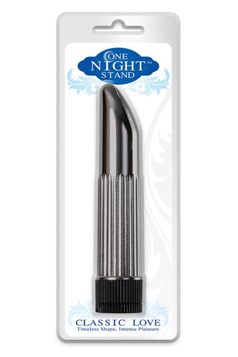 Vibrator Classic Love »One Night Stand« 13 cm - Argintiu