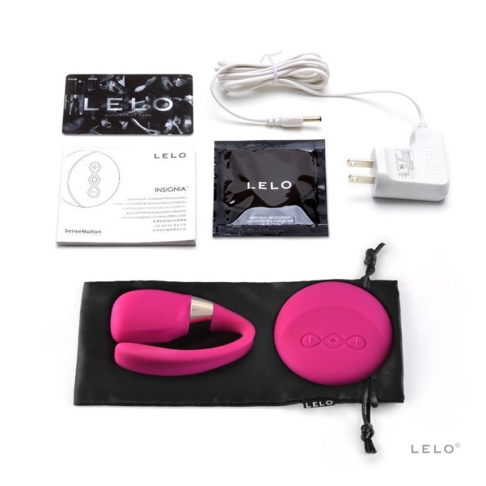 Vibrator Cupluri LELO "Tiani 3" 7,8 cm -  Rosu - accesorii incluse
