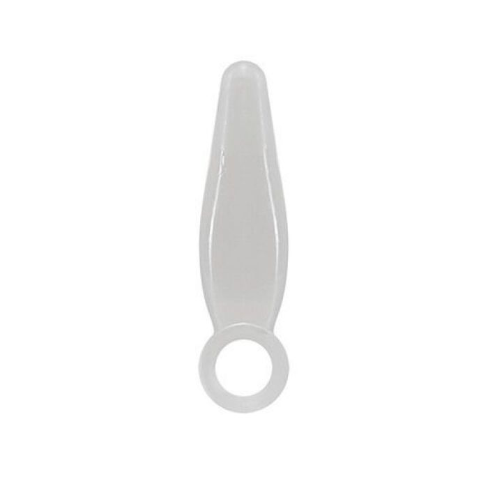 Butt Anal Transparent Best Seller "Finger Plug" 7,2 cm - culoare si material