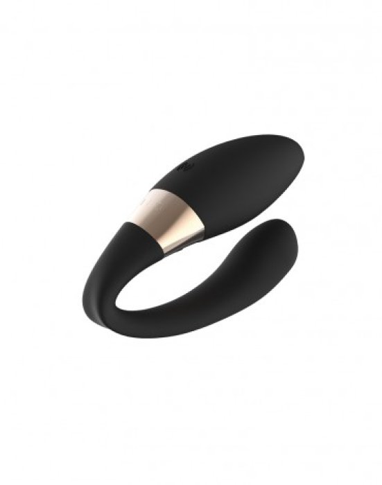 LELO - Tiani Duo - Couple Vibrator with Remote Control - Black - detaliu finisaj