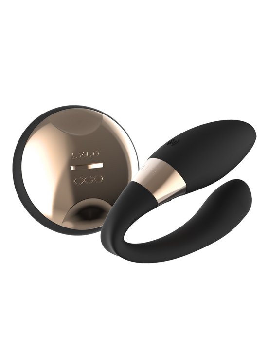LELO - Tiani Duo - Couple Vibrator with Remote Control - Black - culoare si material
