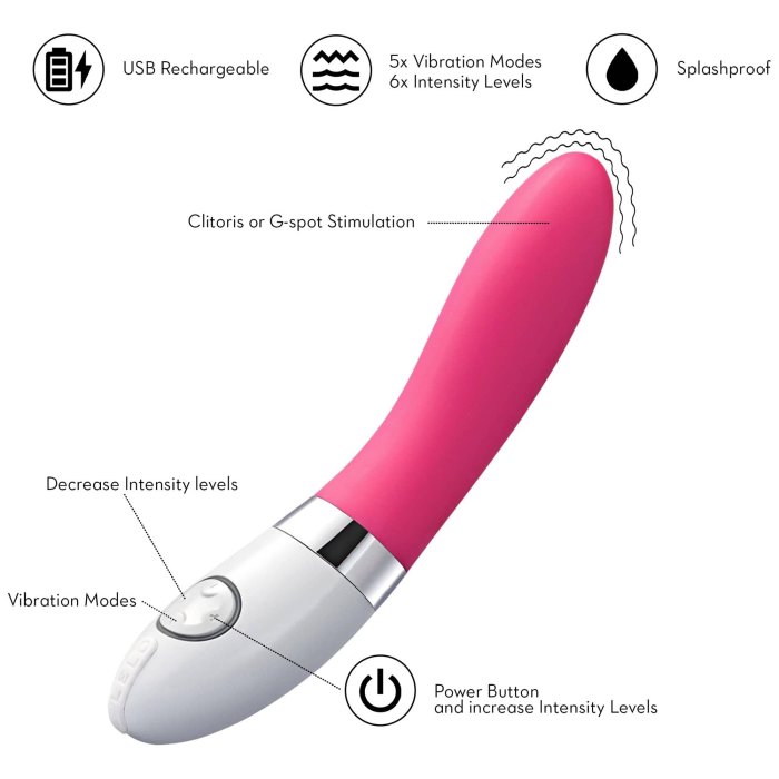 Vibrator de Lux Lelo »Liv 2 Cirese« 17,4 cm - Roz