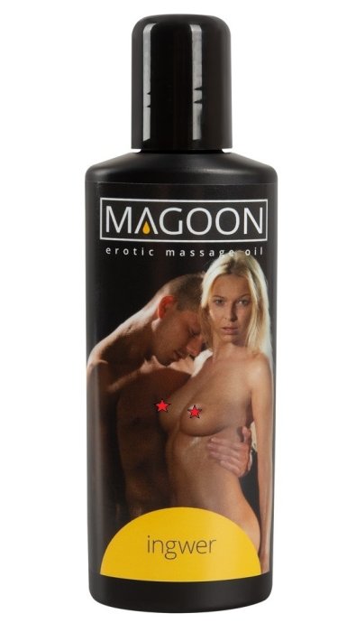 Ulei de Masaj Erotic Ghimbir 100ml - vedere frontala