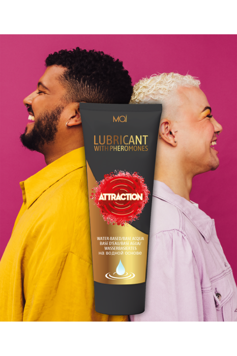 Lubrifiant cu Feromoni Naturali Attraction - accesorii incluse
