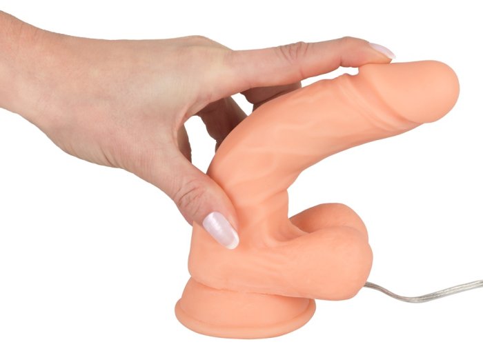 Realistixxx Vibrator Penis TPE 19 cm - accesorii incluse