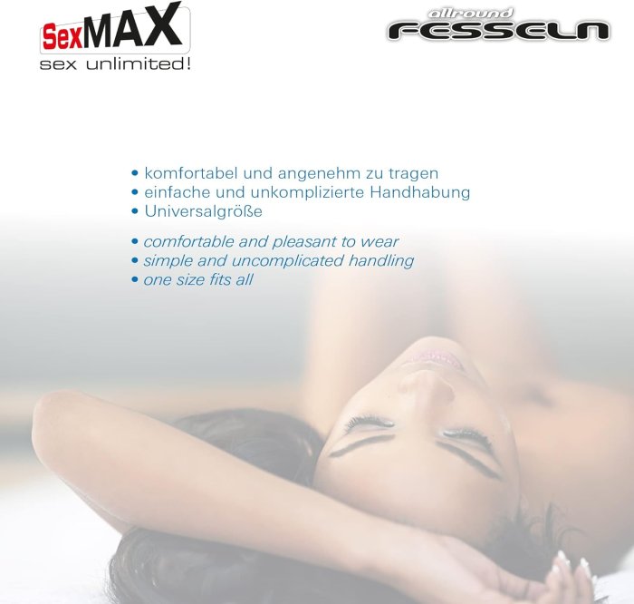 Catuse cu Lant SexMax "Allround" - Negru##