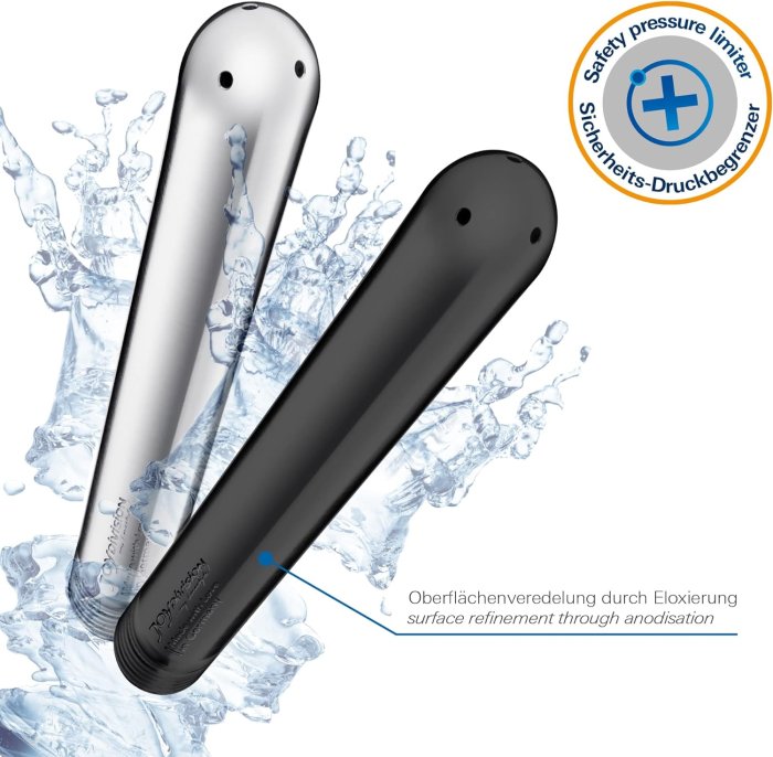 Irigator Joydivision "Aqua Stick" 15 cm - Argintiu - vedere spate