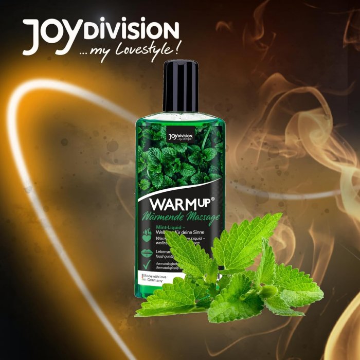 Ulei Masaj WarmUp "Menta" - 150 ml - detaliu finisaj