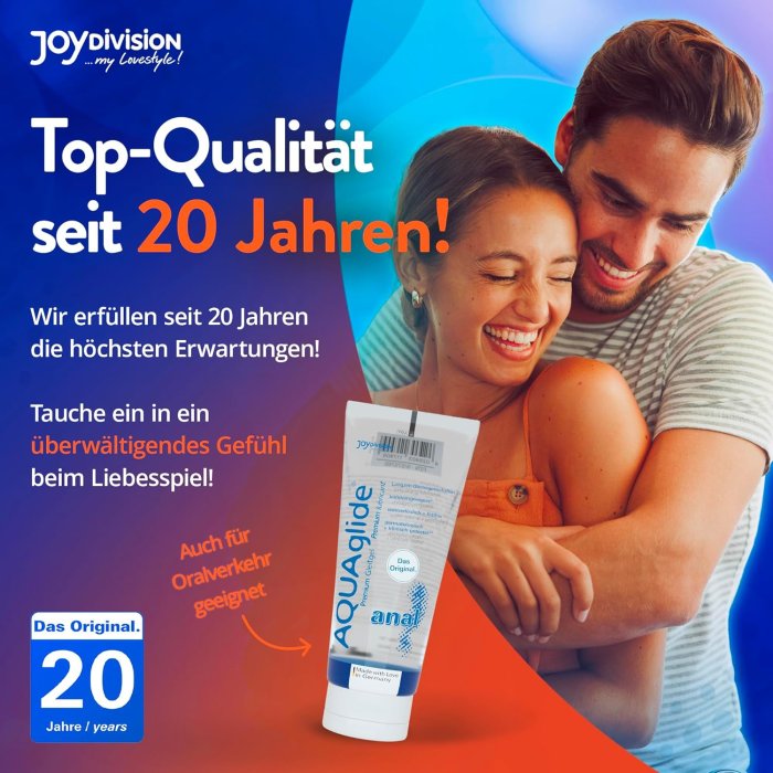 Lubrifiant Anal JoyDivision "AQUAGLIDE" 100ml - detaliu finisaj