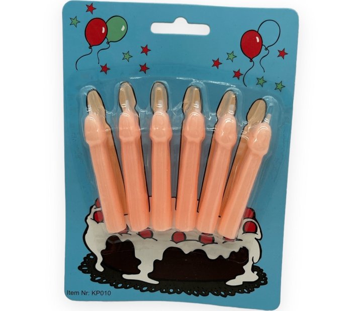 Set Lumanari Ceara Erotica "Candles Penis" 7 cm - Natural##