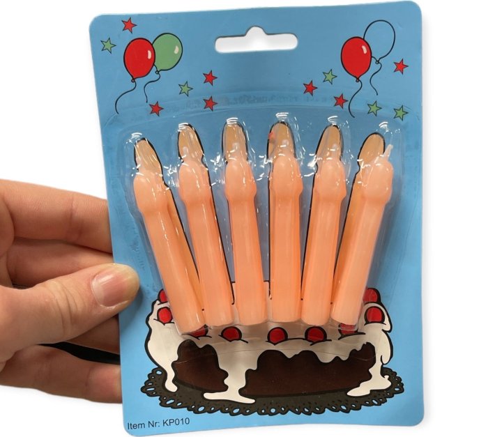 Set Lumanari Ceara Erotica "Candles Penis" 7 cm - Natural##