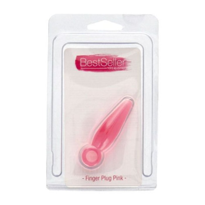 Butt Anal Pink Best Seller "Finger Plug" 7,2 cm - Roz##