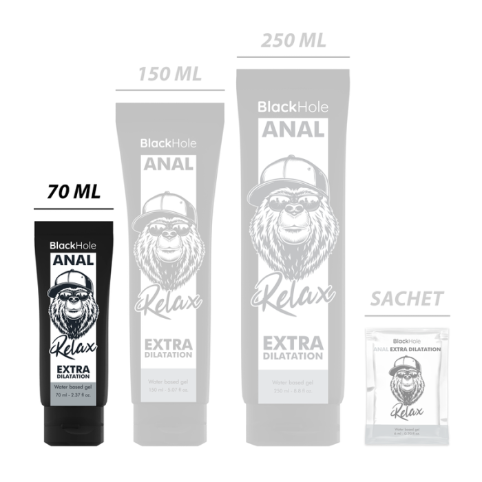 Lubrifiant Black Hole "Anal Relax" 70 ml##