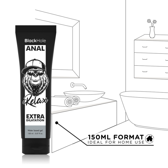 Lubrifiant Black Hole "Anal Relax" 150 ml##