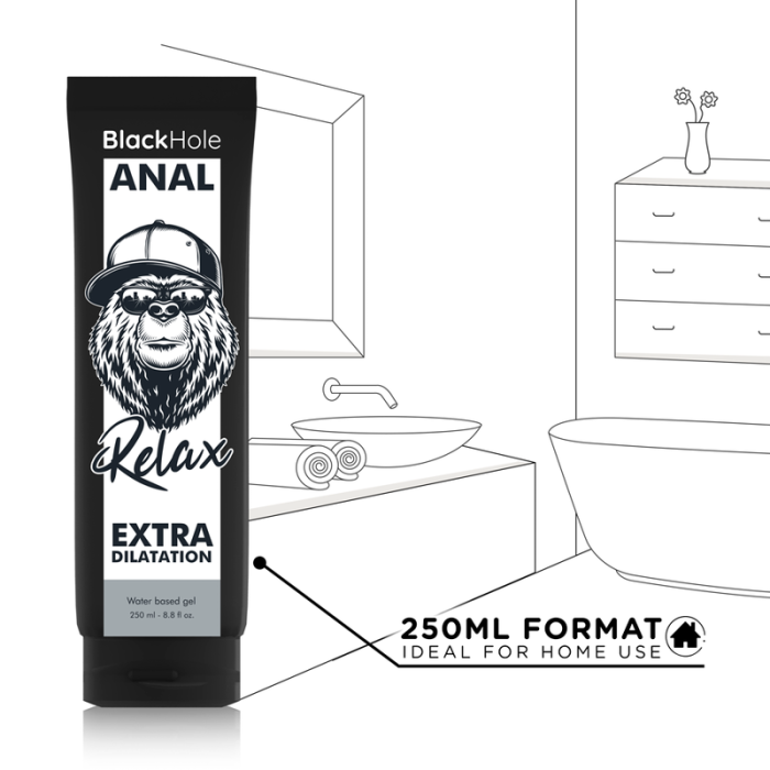 Lubrifiant Black Hole "Anal Relax" 250 ml##