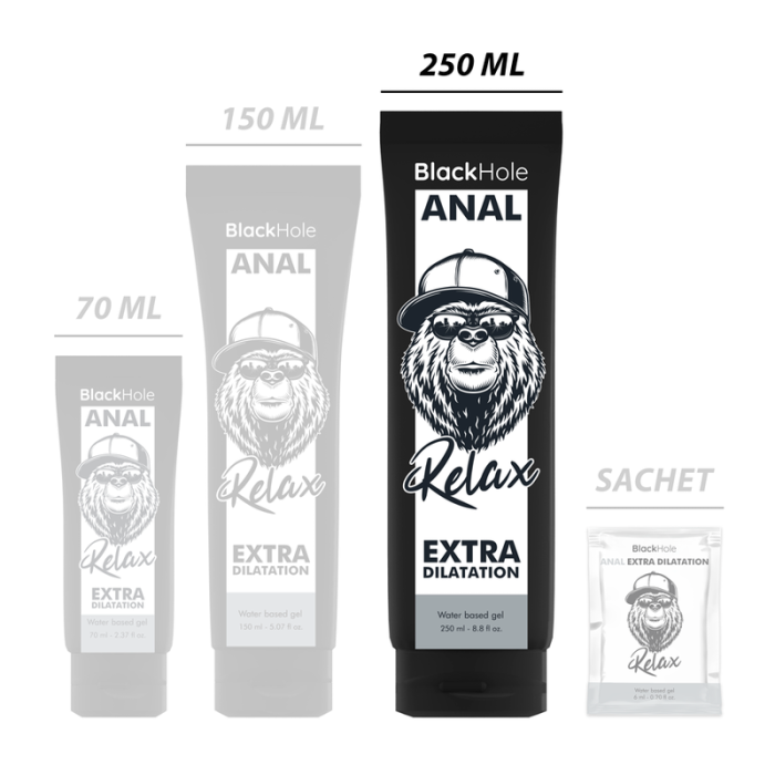 Lubrifiant Black Hole "Anal Relax" 250 ml##